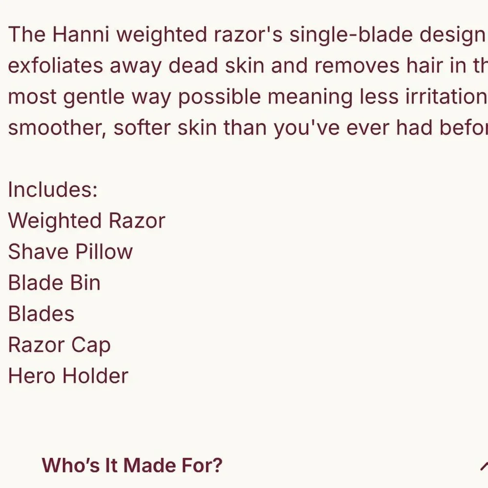 Hanni The Starter Set- Burgundy‎